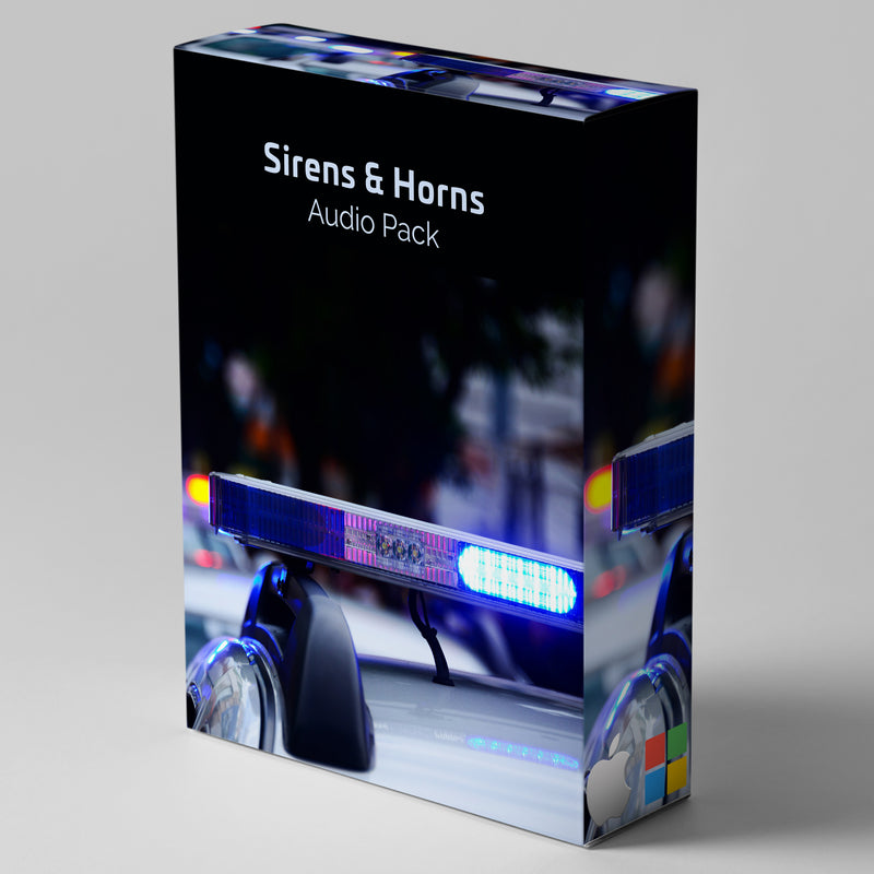 Sirens & Horns Emergency Sound Effects Pack